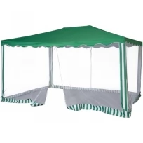 Тент садовый из полиэстера 3x4x2,5 зеленый Green Glade 1088